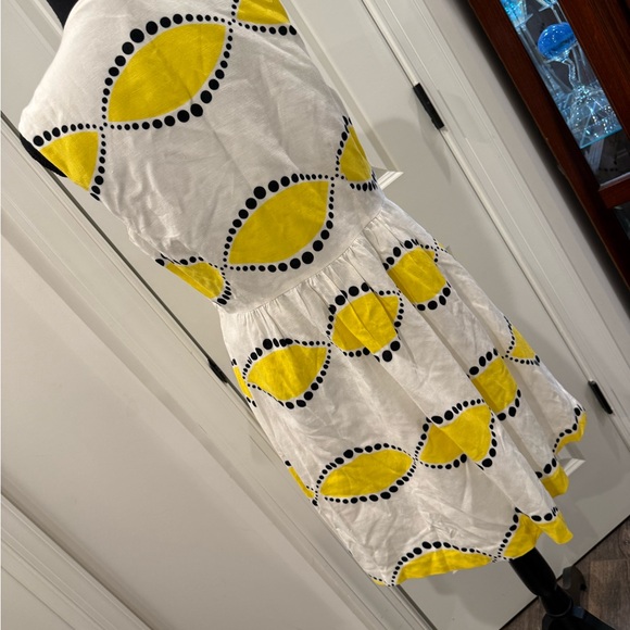 Cynthia Rowley White and Yellow Midi Dress - Picture 12 of 12